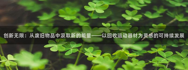 注册fb体育：创新无限：从废旧物品中汲取新的能量——以回收运